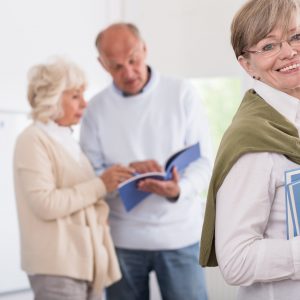 60 plus - pferta Elder people studying on university of the third age
